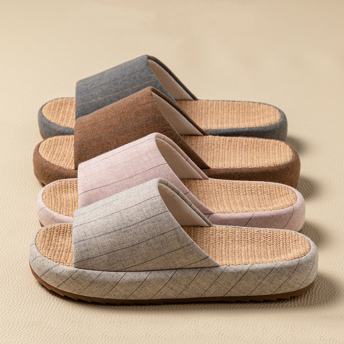 Men'S Shoes To Women'S Size - Summer Women Home Slippers Linen Summer