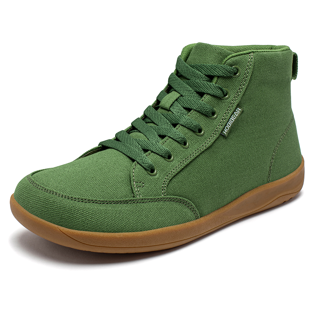 Men'S Shoes Zero Drop - HOBIBEAR Mid-Top Barefoot Shoes Unisex Wide