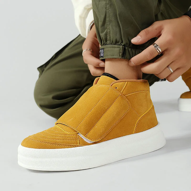 Men Shoes Velcro - Men Sneakers Casual Sports Shoes Personalized
