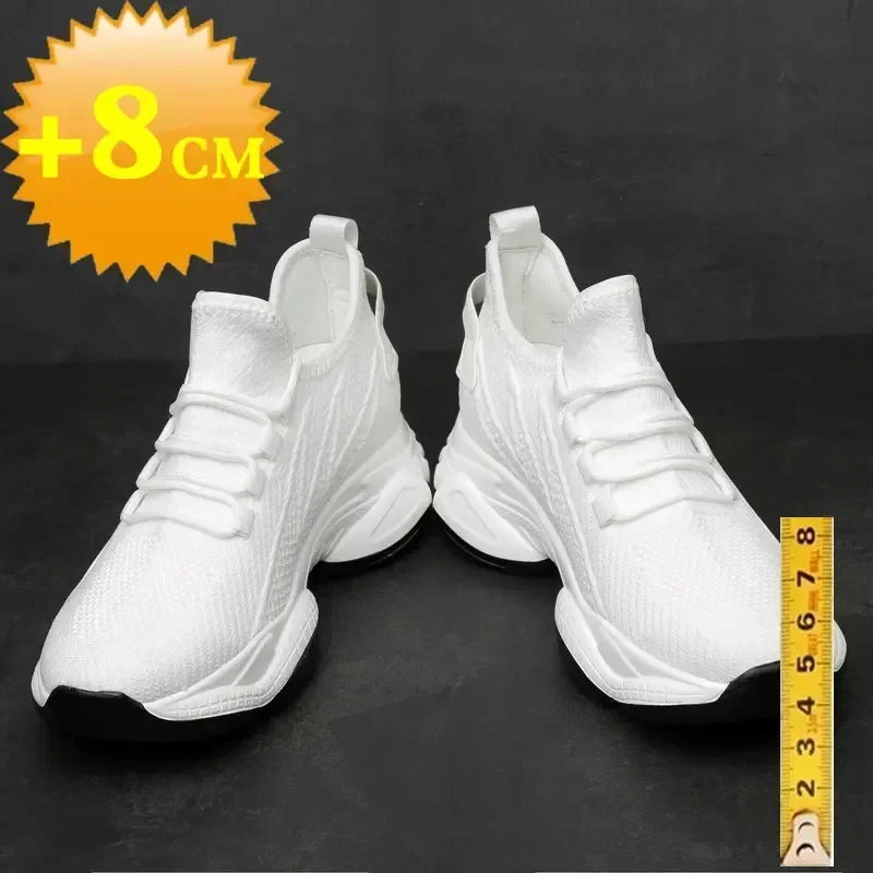 Men Shoes Size Chart - Increasing Men Sneakers Casual Heightening Shoes