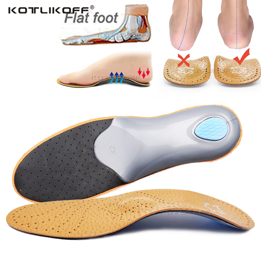 Men'S Shoes X Wide - Leather Orthotic Insole For Flat Feet
