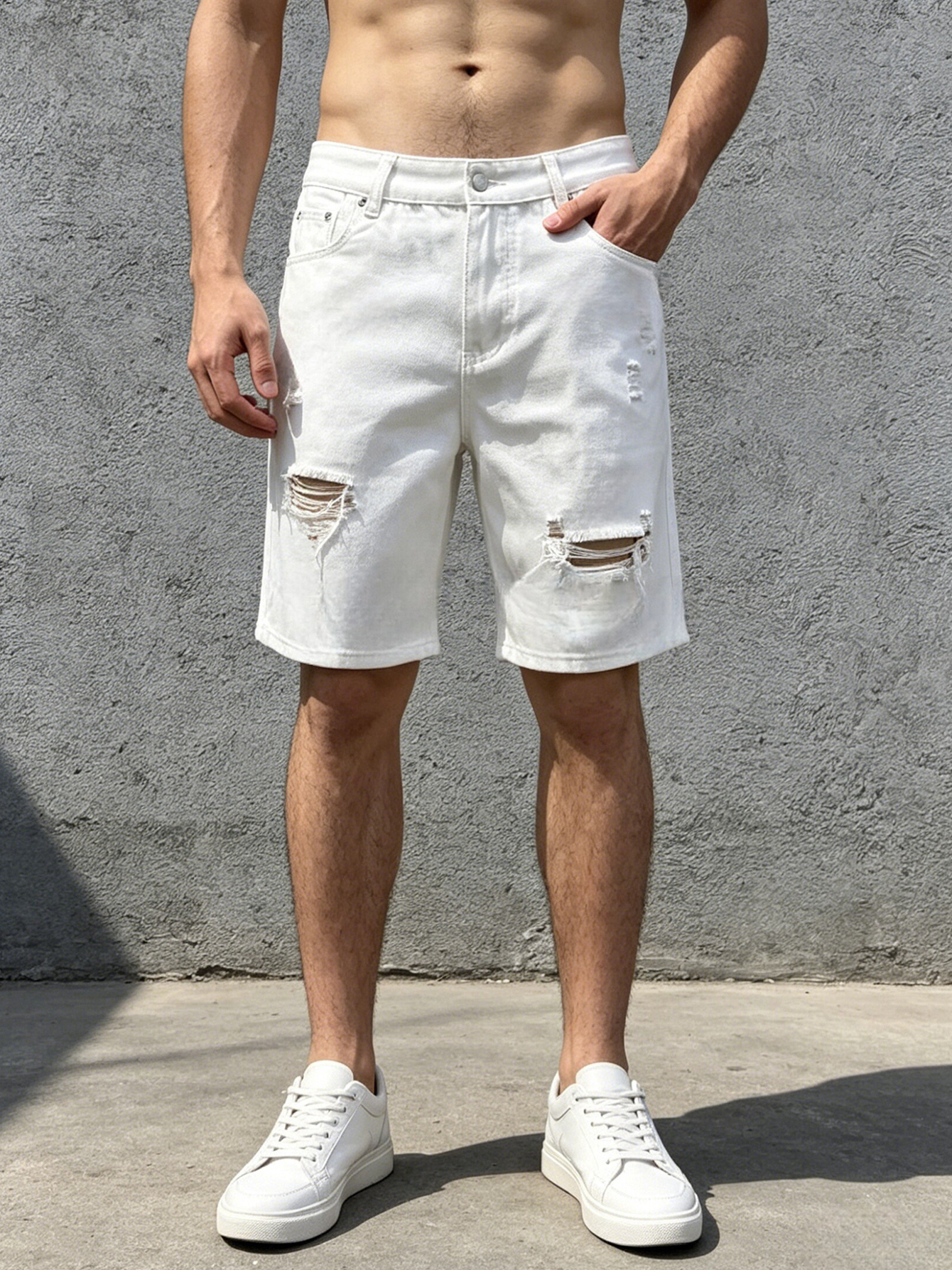 Men'S Shoes For Jeans - Men Jeans Denim Pants Clothing Trousers