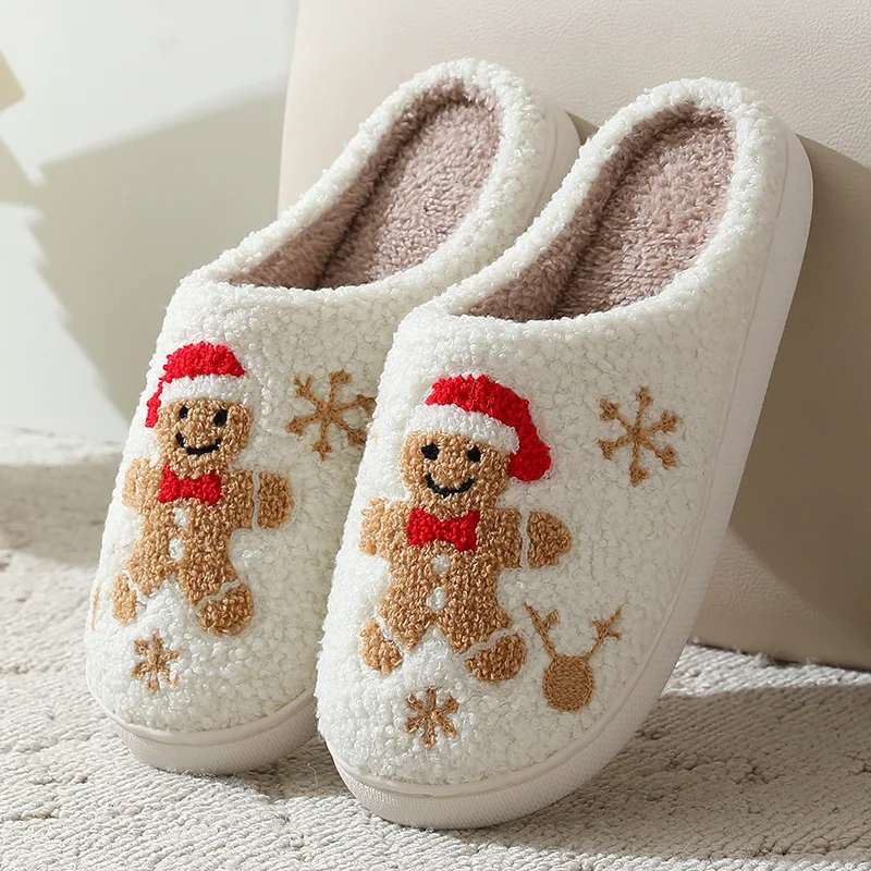Cute Gingerbread Winter Warm C - Men'S Shoes To Women'S Size avaliação e preço