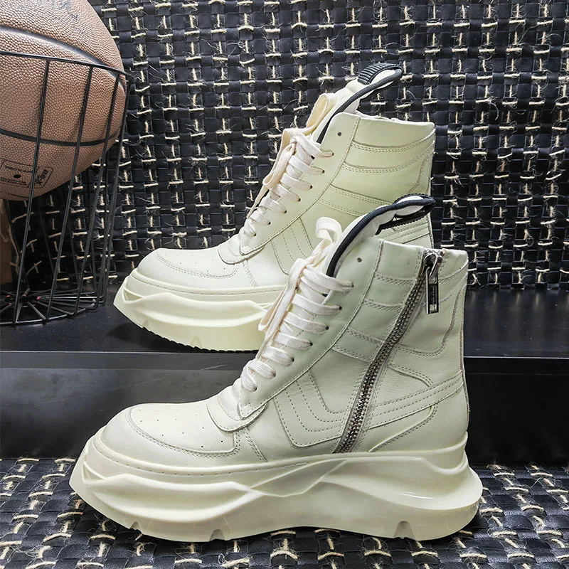 Men Women Boots Ankle Genuine  - Men Shoes Everyday avaliação e preço