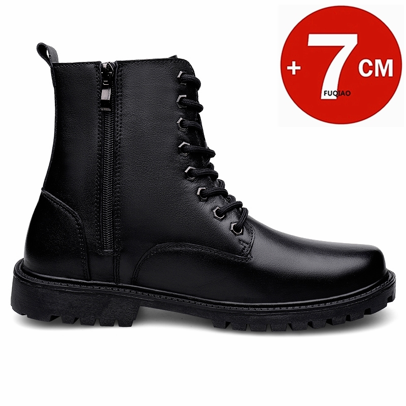 Men's Genuine Leather Elevator - Men'S Shoes To Increase Height avaliação e preço