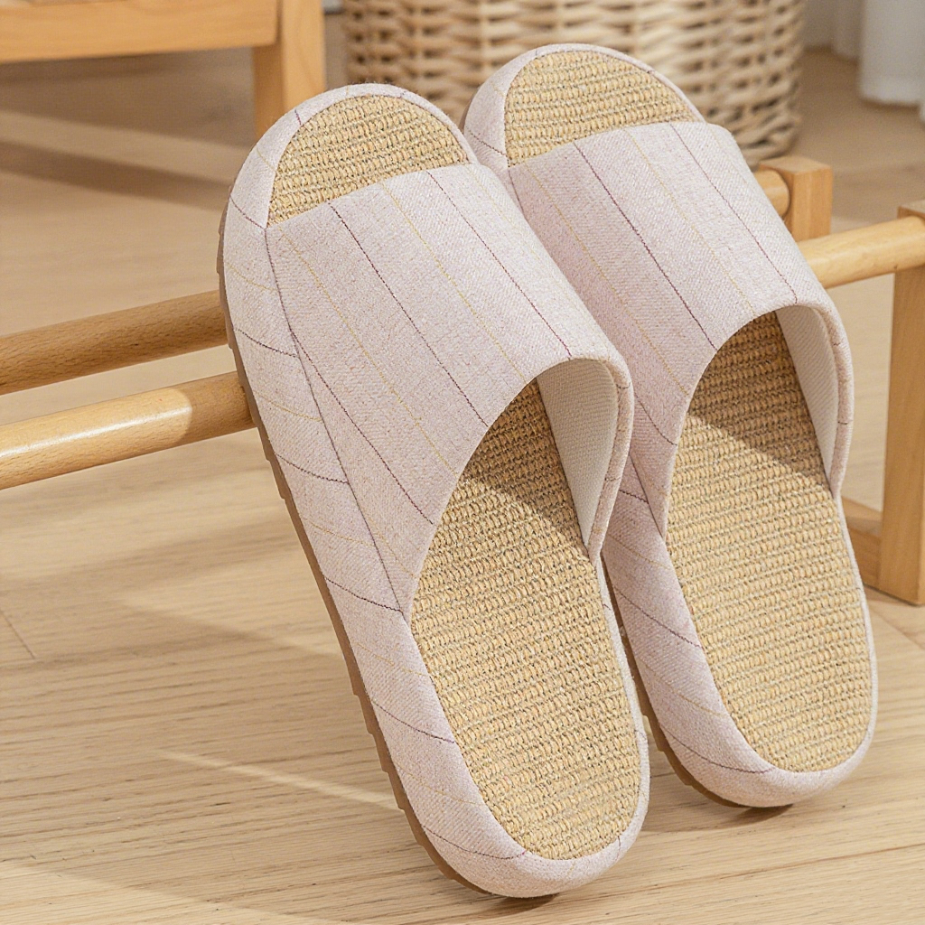 Summer Women Home Slippers Lin - Men'S Shoes To Women'S Size avaliação e preço