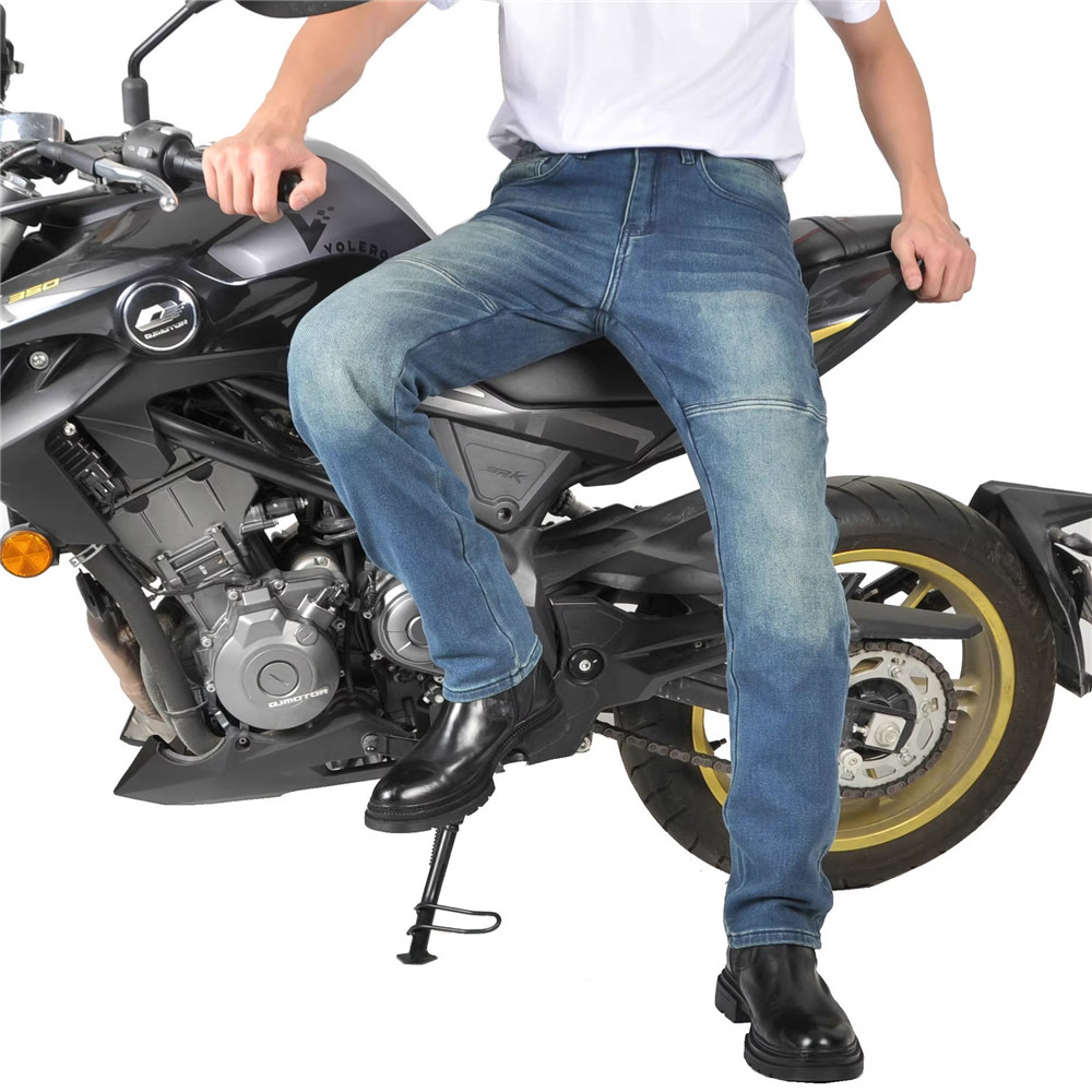 Motorcycle Riding Jeans Pants  - Men'S Shoes For Jeans avaliação e preço