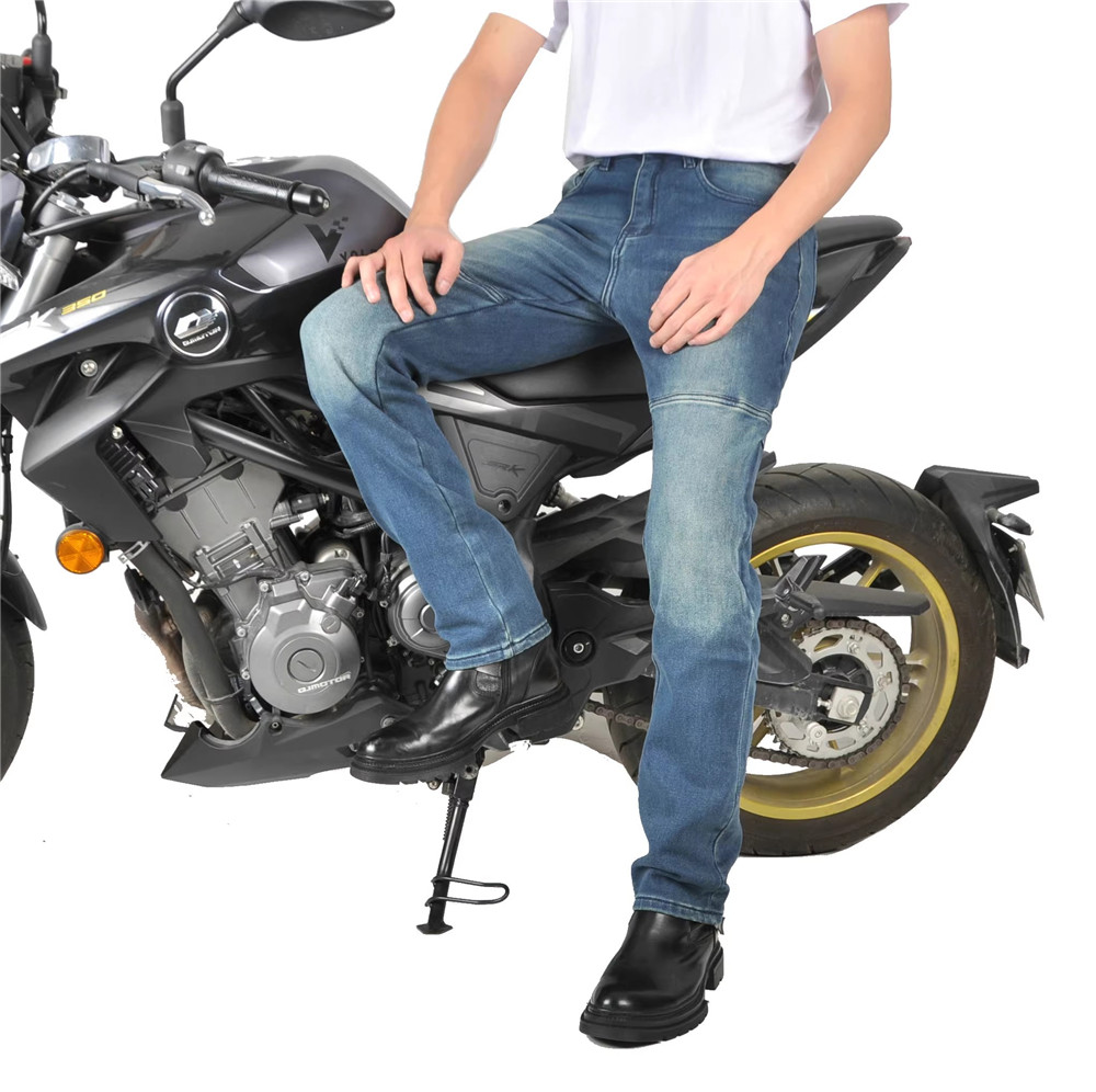 Motorcycle Riding Jeans Pants  - Men'S Shoes For Jeans avaliação e preço