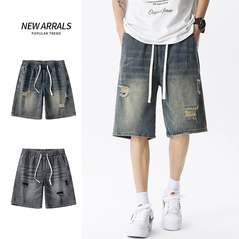 Summer Thin Denim Shorts Men's - Men'S Shoes For Jeans avaliação e preço