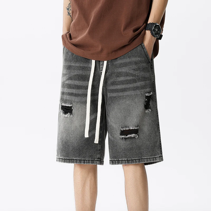 Summer Thin Denim Shorts Men's - Men'S Shoes For Jeans avaliação e preço