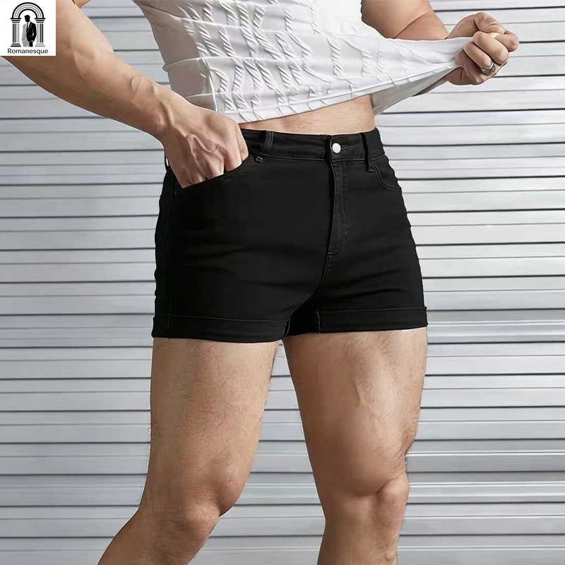 Men's Sexy Slim Fit White Deni - Men'S Shoes For Jeans avaliação e preço