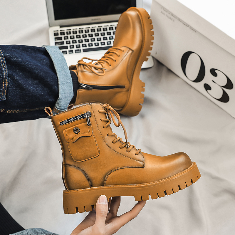 2025 Trend Men Boots Sneakers  - Men Shoes Everyday avaliação e preço
