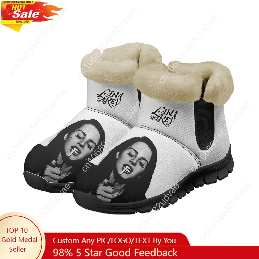 Lana Del Rey Singer Plush Shoe - Men Shoes Black avaliação e preço