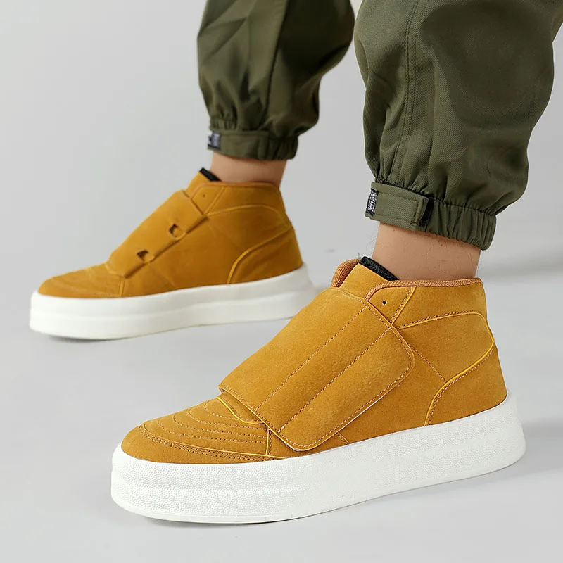 Men Sneakers Casual Sports Sho - Men Shoes Velcro avaliação e preço