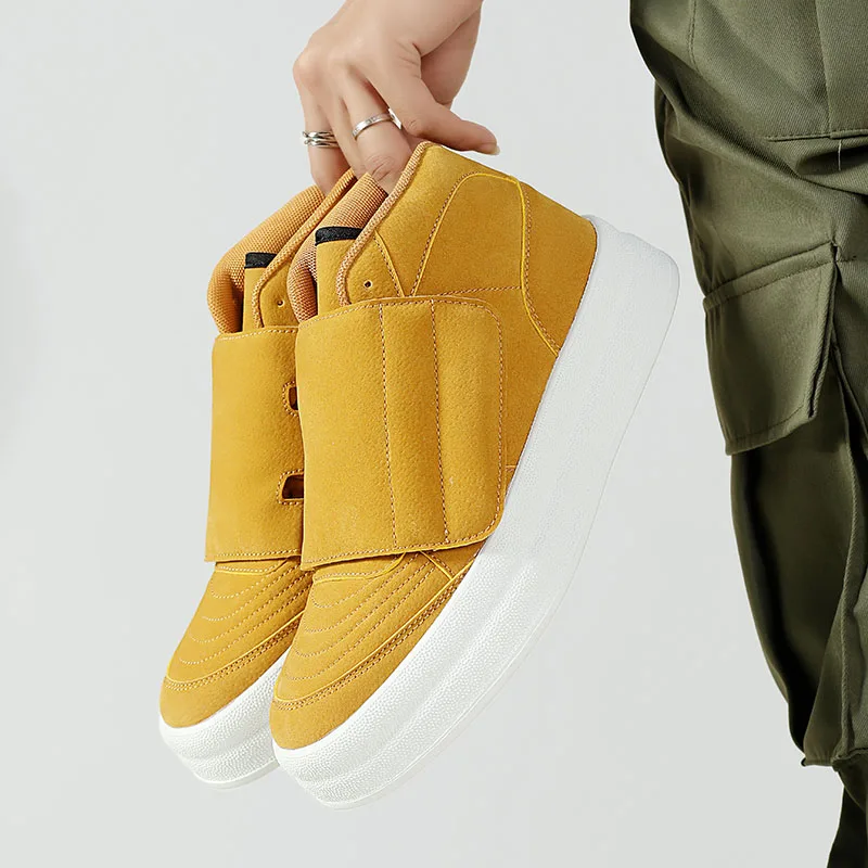 Men Sneakers Casual Sports Sho - Men Shoes Velcro avaliação e preço