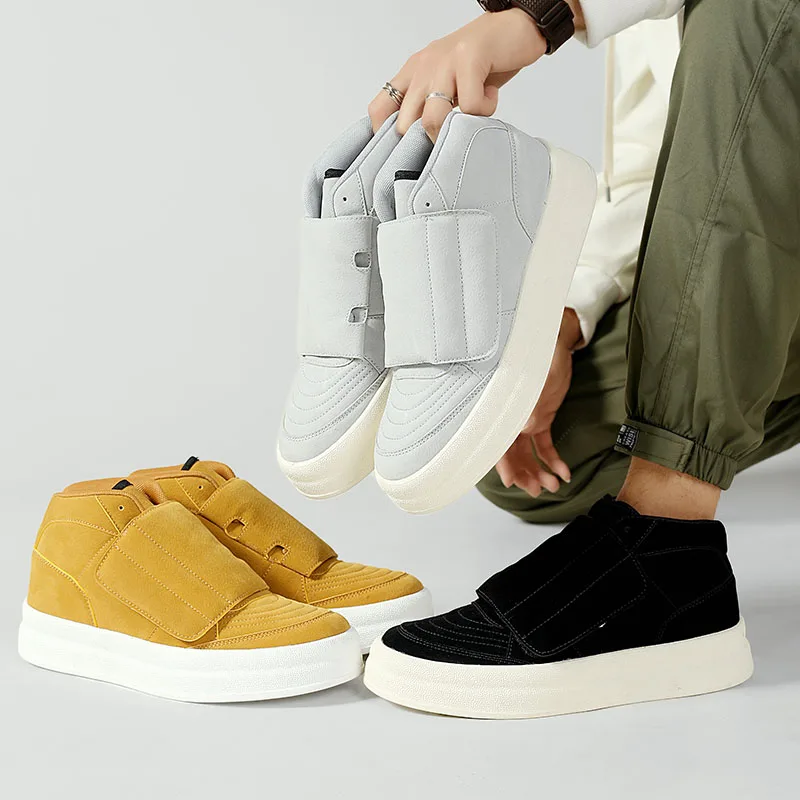 Men Sneakers Casual Sports Sho - Men Shoes Velcro avaliação e preço