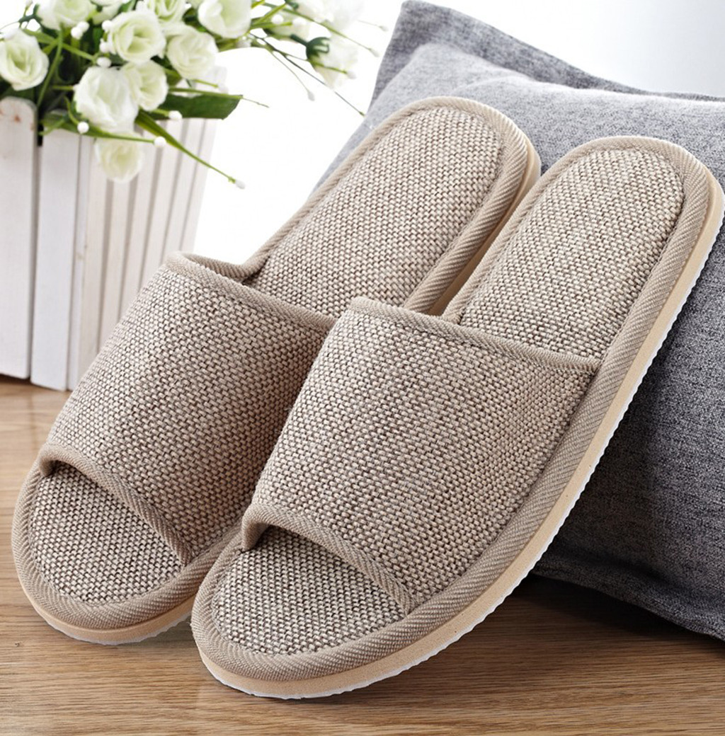 Linen Slippers For Men And Wom - Men'S Shoes To Women'S Size avaliação e preço