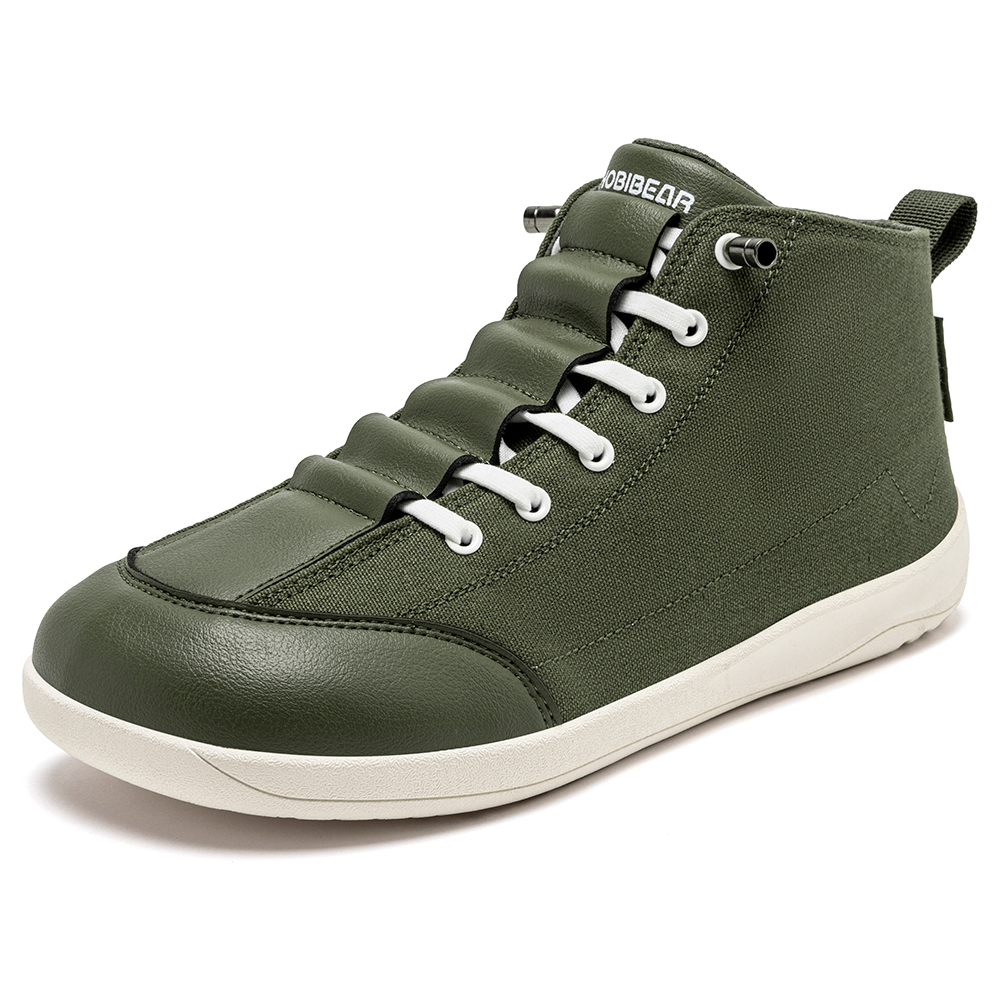 HOBIBEAR Mid-Top Canvas Boots  - Men'S Shoes Zero Drop avaliação e preço