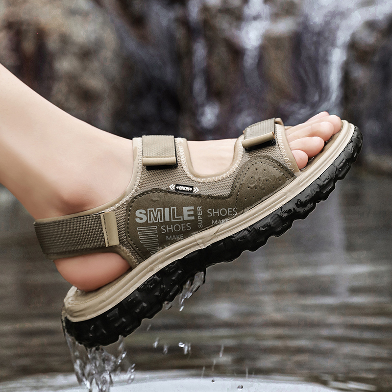 Men's 2026 New Summer Sandals, - Men Shoes Velcro avaliação e preço
