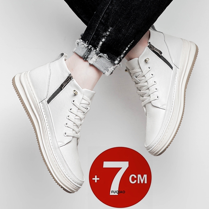 High-top Men Inner Heightening - Men'S Shoes To Increase Height avaliação e preço