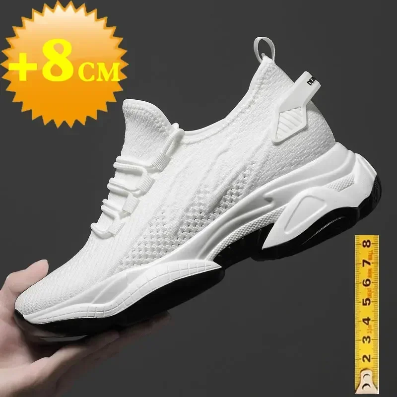 Increasing Men Sneakers Casual - Men Shoes Size Chart avaliação e preço