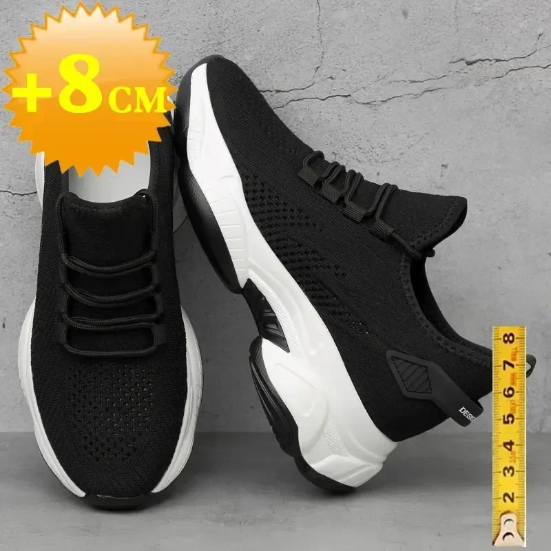Increasing Men Sneakers Casual - Men Shoes Size Chart avaliação e preço