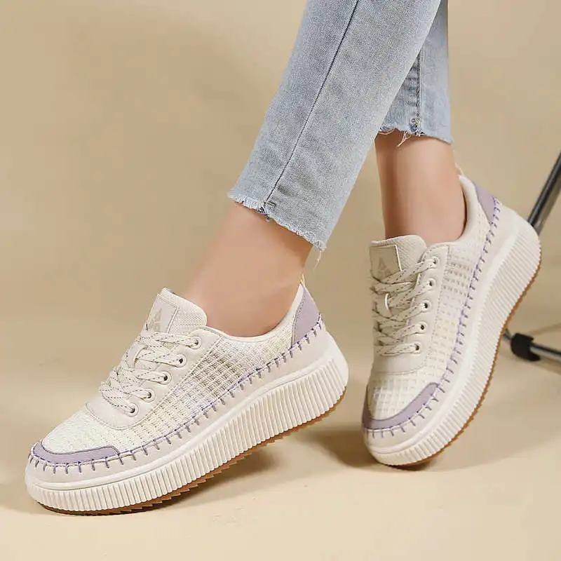 Brown Shoes Woman Flats Autumn - Men Shoes White Colour avaliação e preço