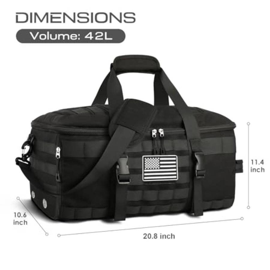Gym Bags for Men Tactical Duff - Men Shoes Men avaliação e preço