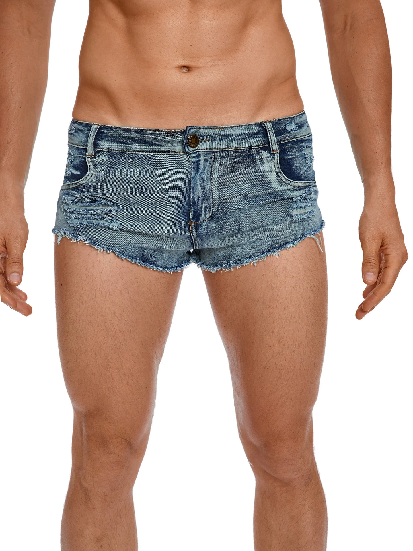 Men's Tight Low Waist Jeans Sh - Men'S Shoes For Jeans avaliação e preço