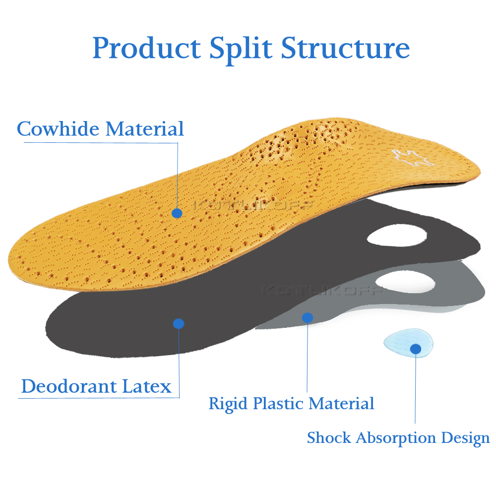 Leather Orthotic Insole For Fl - Men'S Shoes X Wide avaliação e preço