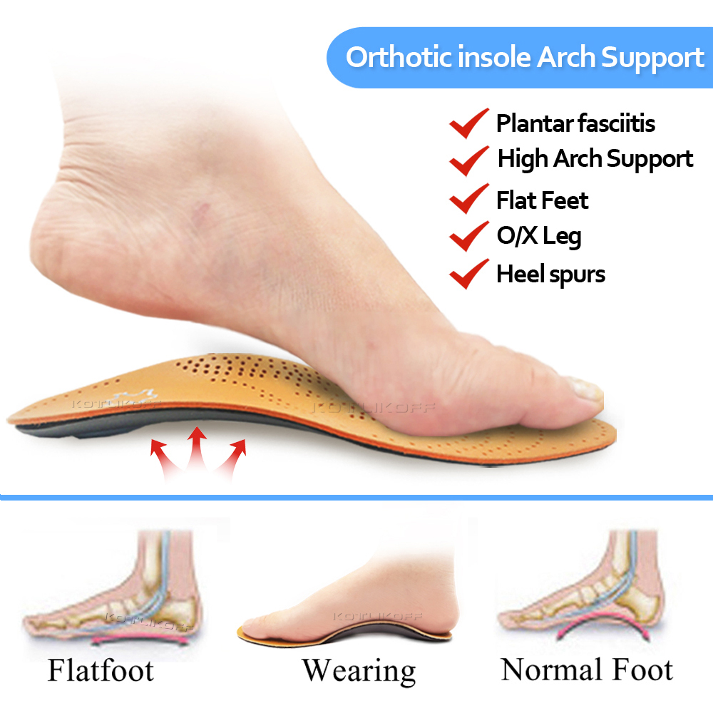 Leather Orthotic Insole For Fl - Men'S Shoes X Wide avaliação e preço