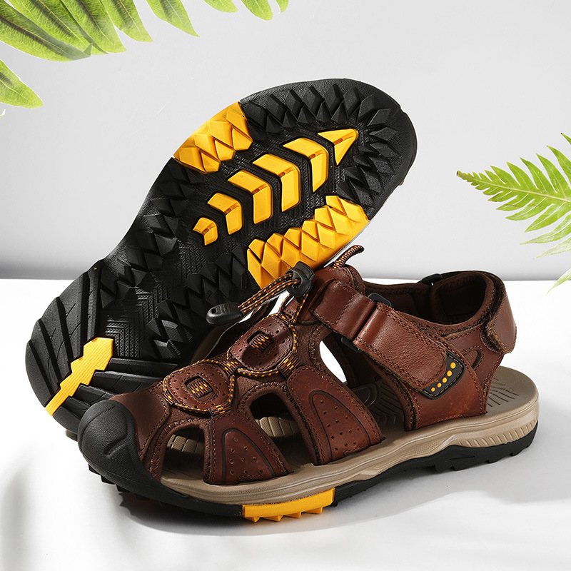 Large Size New Summer Men's To - Men Shoes Velcro avaliação e preço