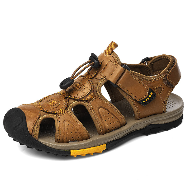 Large Size New Summer Men's To - Men Shoes Velcro avaliação e preço