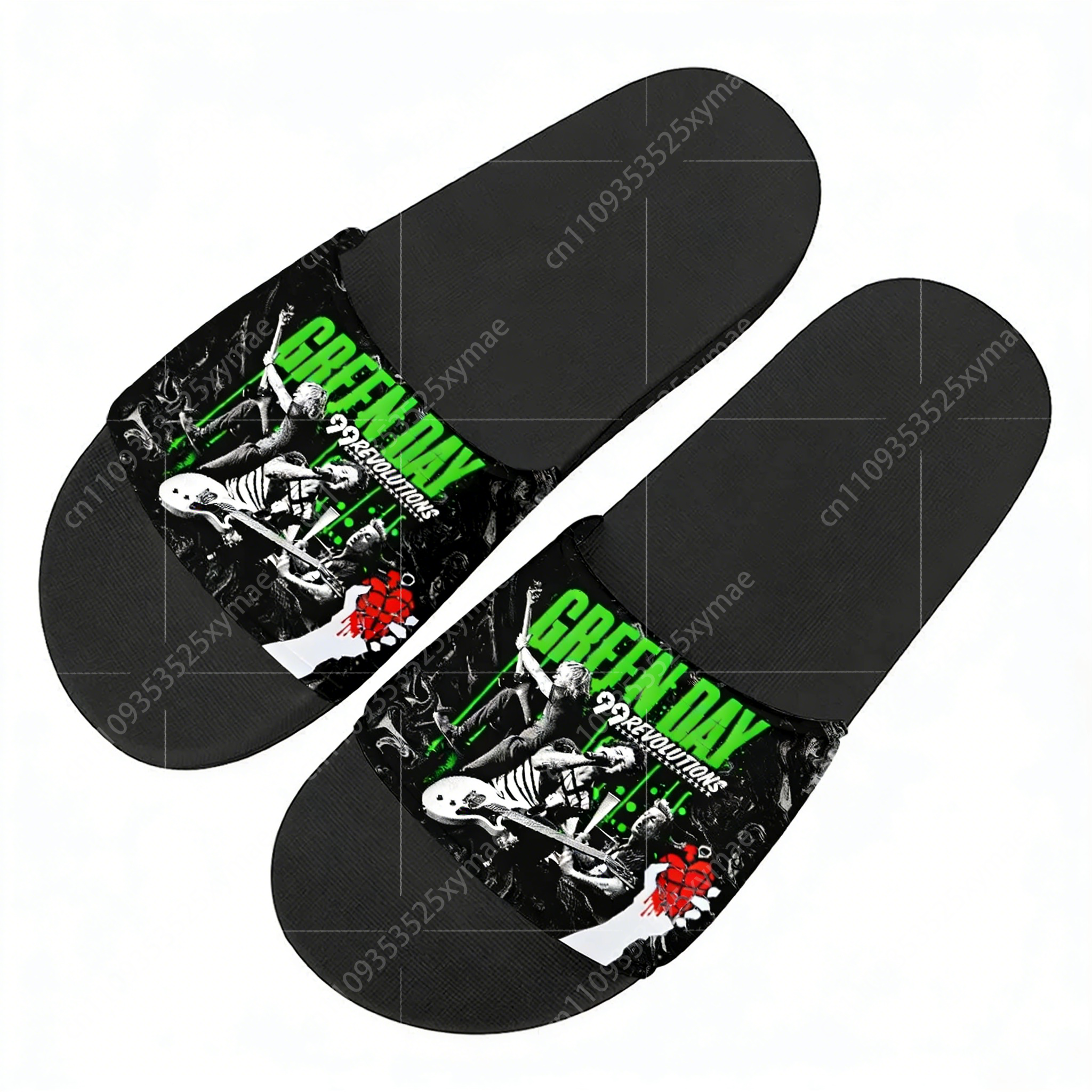 Green Day Pop Rock Band Slippe - Men'S Shoes Quality avaliação e preço
