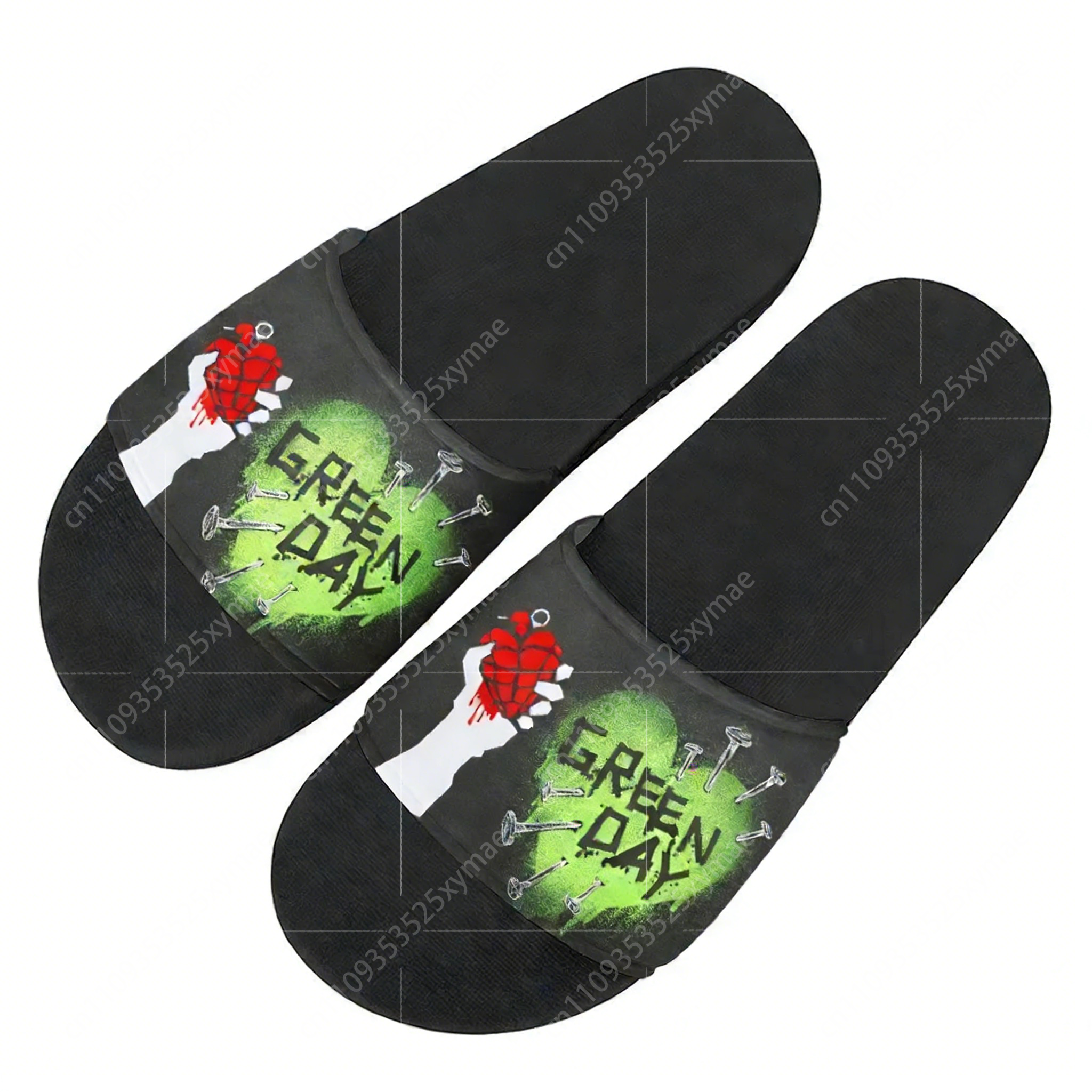 Green Day Pop Rock Band Slippe - Men'S Shoes Quality avaliação e preço