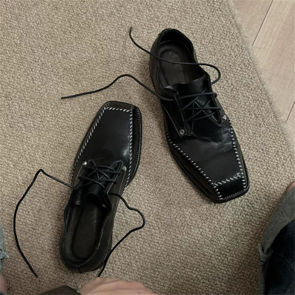 Derby Shoes for Men British St - Men Shoes For Wedding avaliação e preço