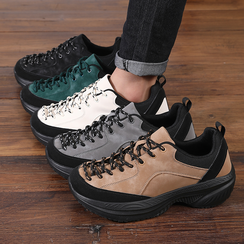 Men Wide Suede Hiking Shoes No - Men'S Shoes Zero Drop avaliação e preço