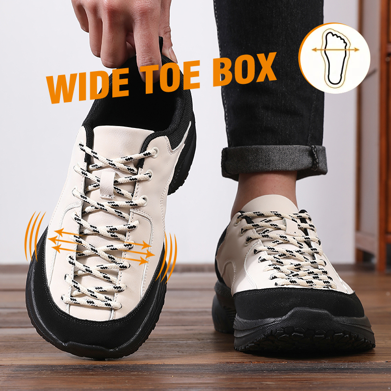 Men Wide Suede Hiking Shoes No - Men'S Shoes Zero Drop avaliação e preço