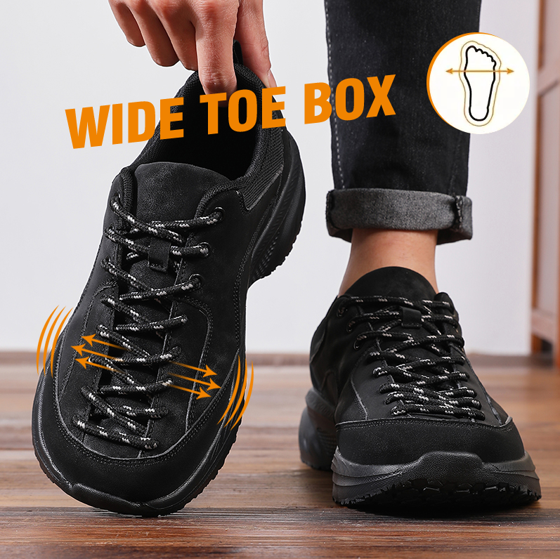Men Wide Suede Hiking Shoes No - Men'S Shoes Zero Drop avaliação e preço