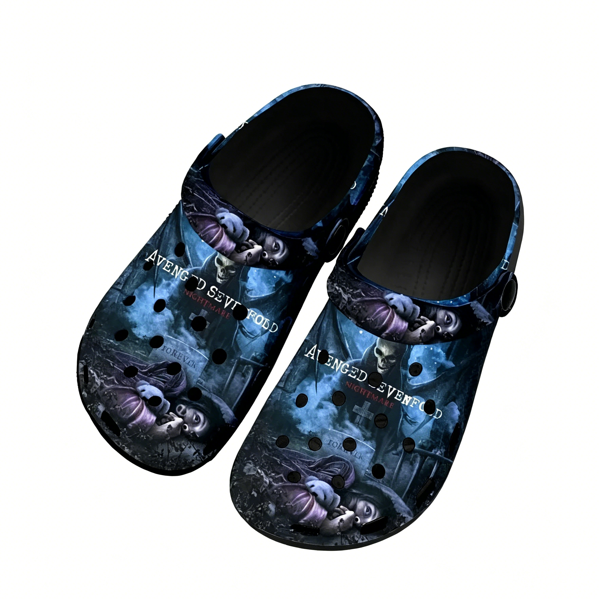 Avenged Sevenfold Water Shoes  - Men Shoes Black avaliação e preço