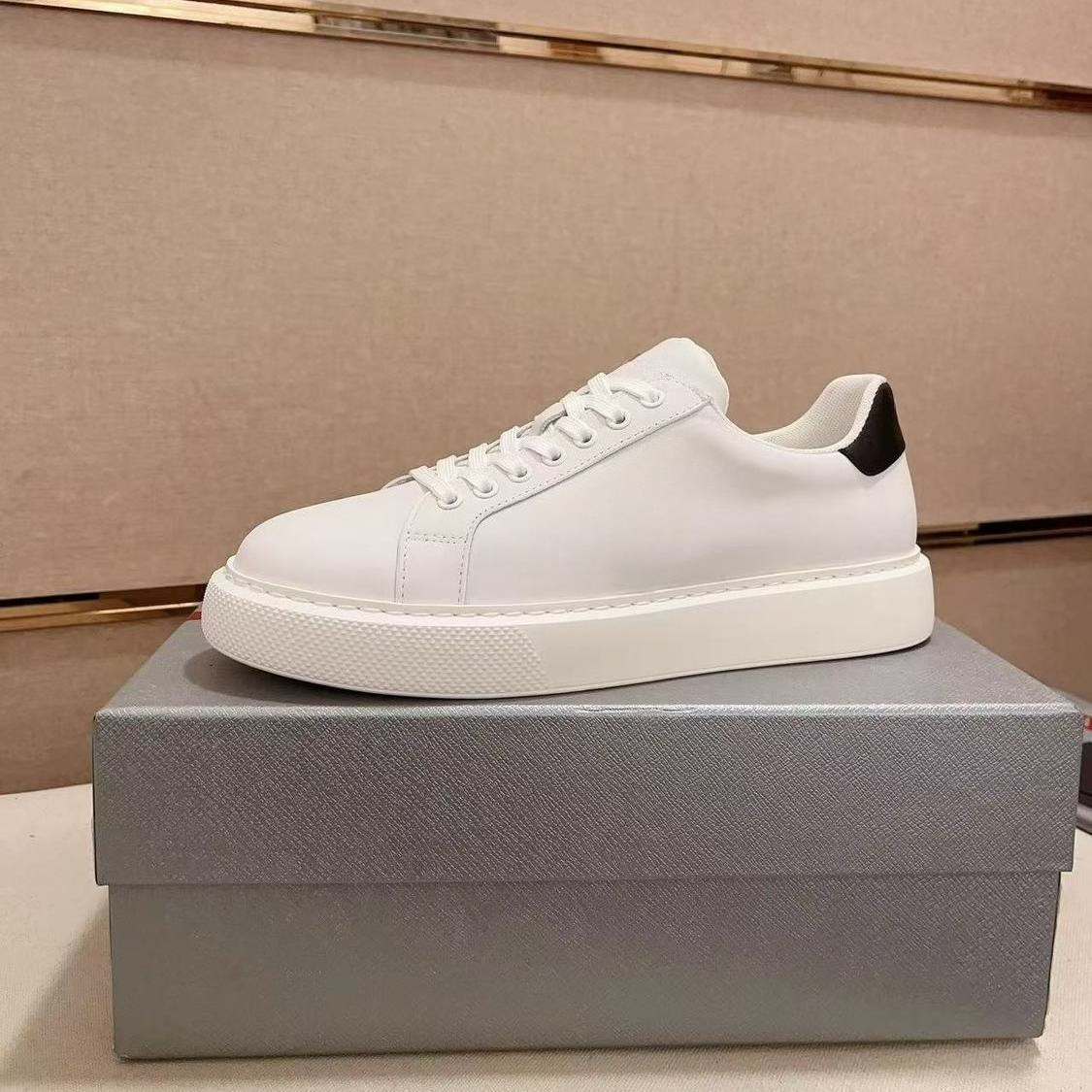 Luxury Genuine Leather Sneaker - Men'S Shoes To Increase Height avaliação e preço