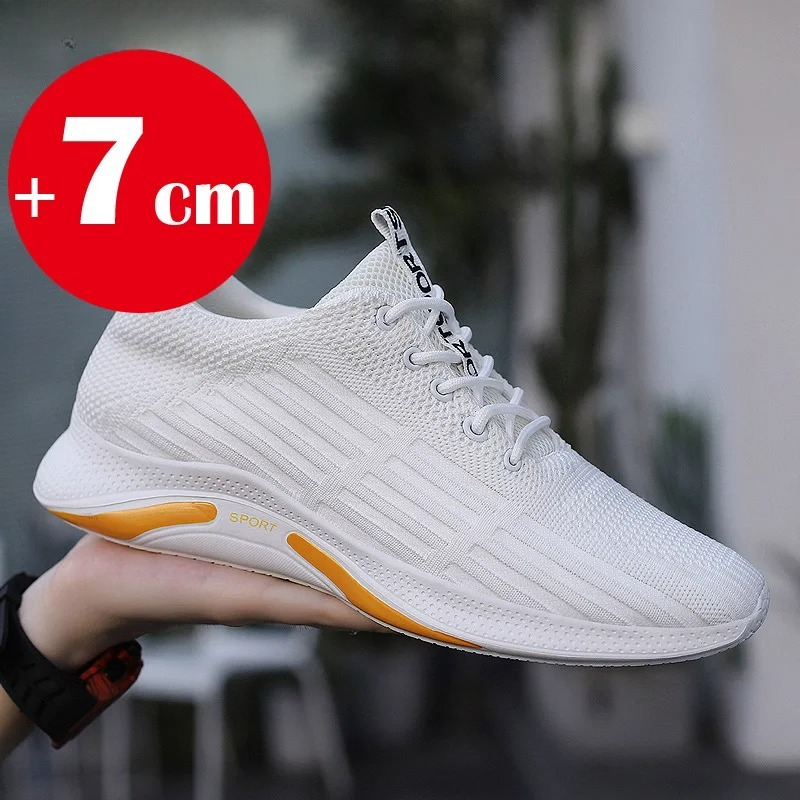Summer Men Elevator Shoes Brea - Men'S Shoes To Increase Height avaliação e preço