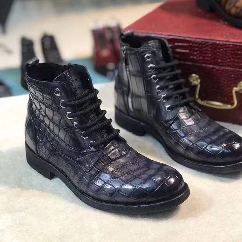 yingshang new men crocodile bo - Men Shoes For Wedding avaliação e preço