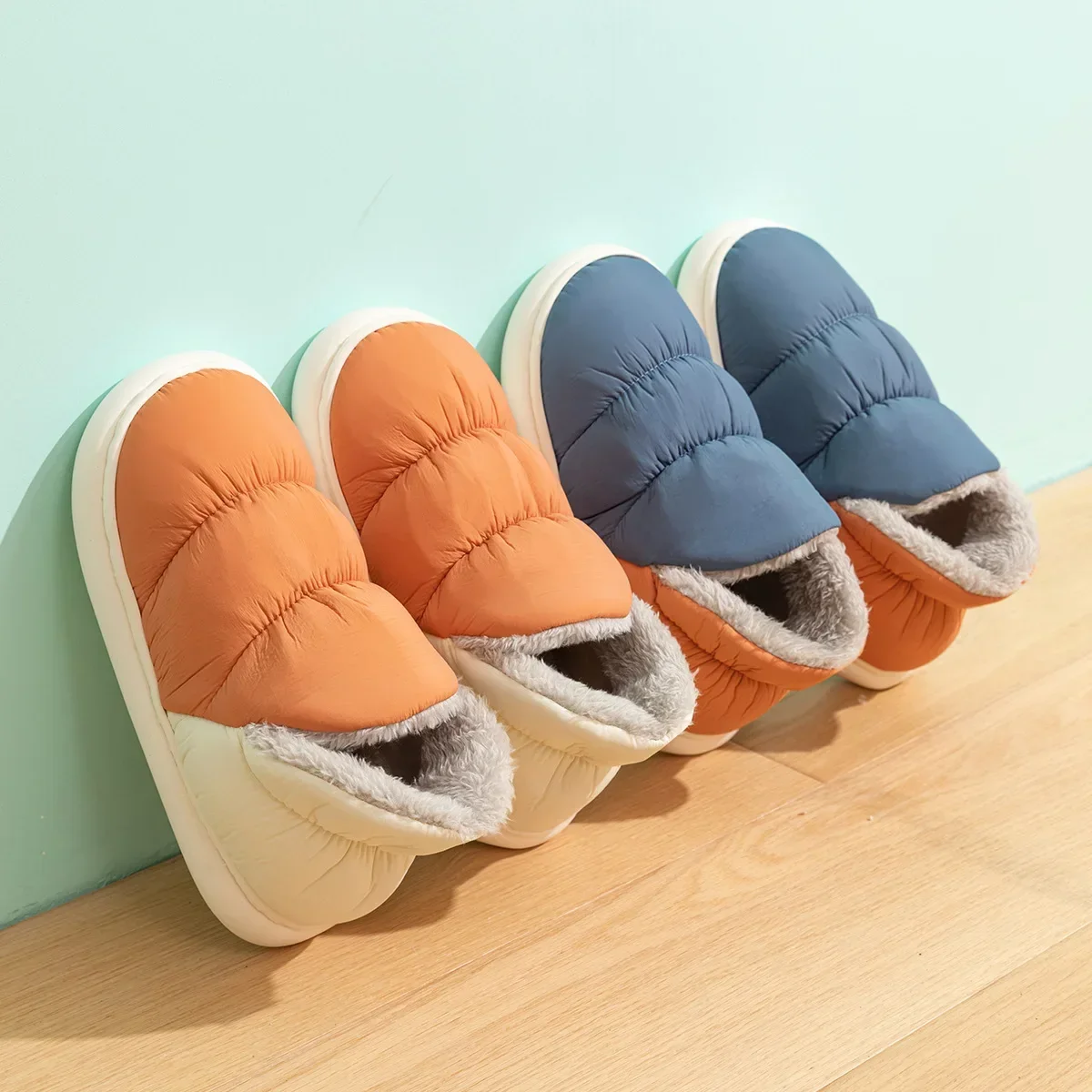 Women Men Slippers Winter Down - Men Shoes For Winter avaliação e preço