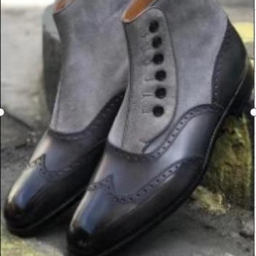 Men's Leather Suede Chelsea Bo - Men Shoes Everyday avaliação e preço