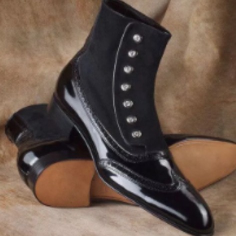 Men's Leather Suede Chelsea Bo - Men Shoes Everyday avaliação e preço