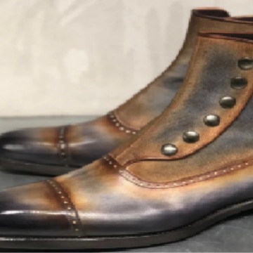 Men's Leather Suede Chelsea Bo - Men Shoes Everyday avaliação e preço