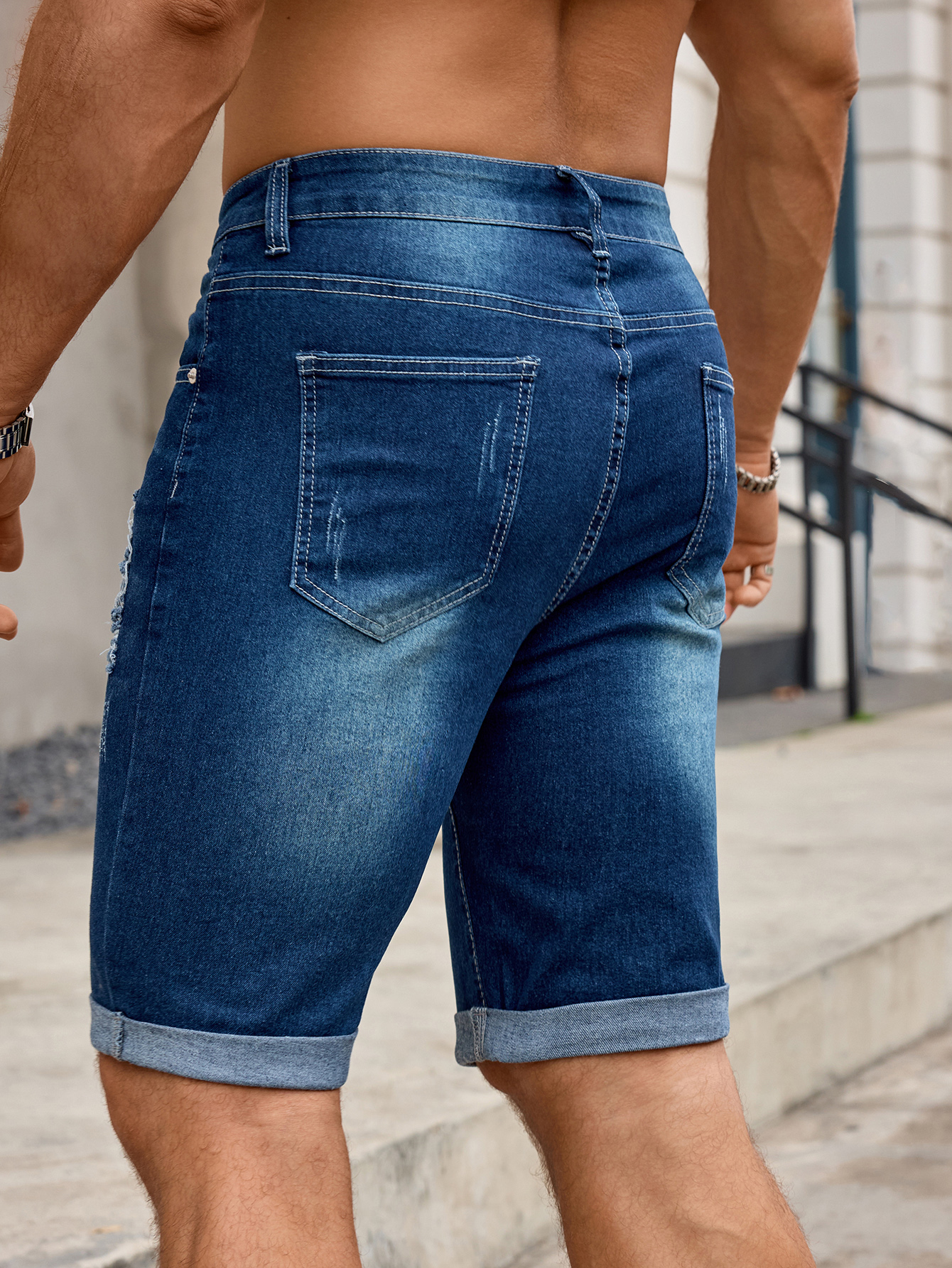 Men Denim Trousers Jeans Short - Men'S Shoes For Jeans avaliação e preço