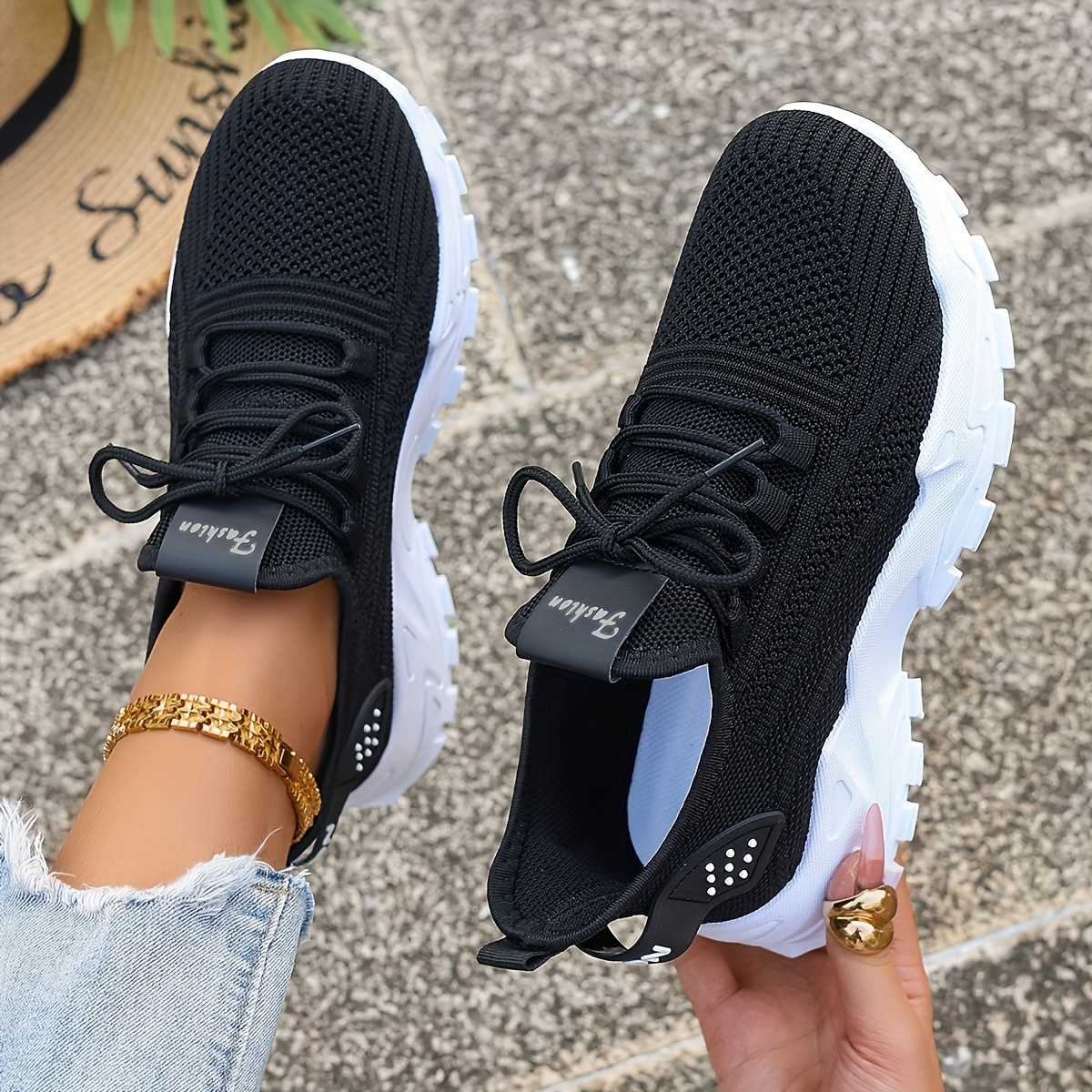 Breathable Knit Sneakers Fashi - Men Shoes Everyday avaliação e preço
