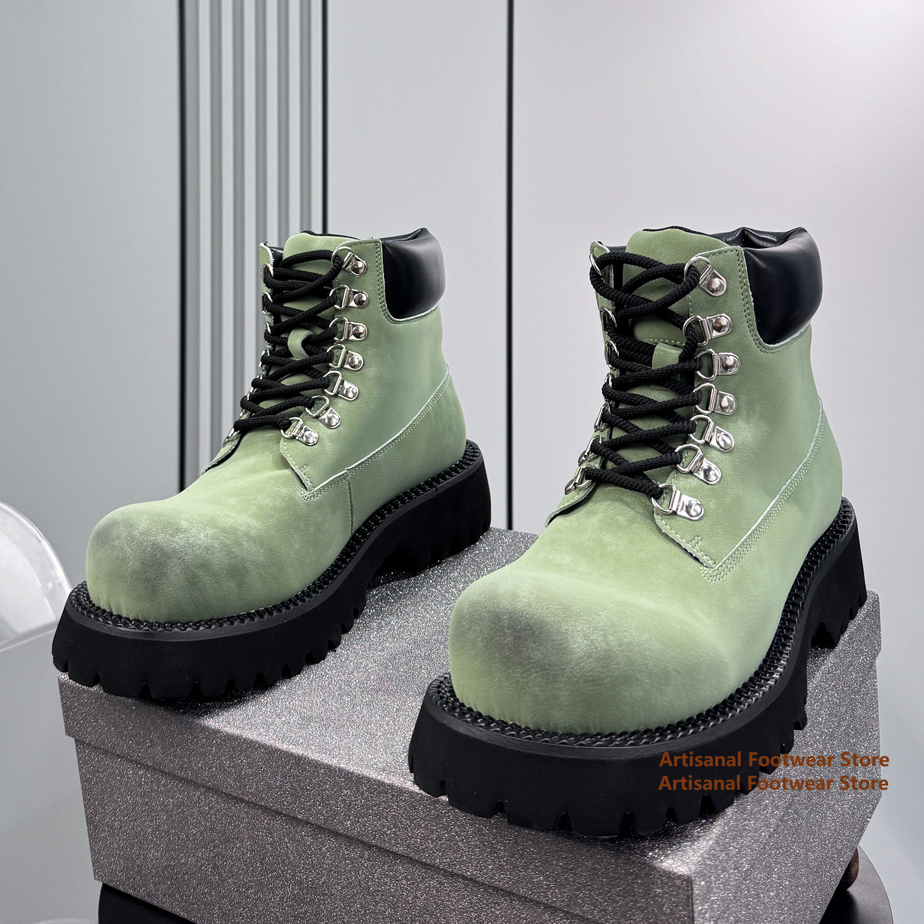 Thick-Soled High Top Men's Boo - Men'S Shoes To Increase Height avaliação e preço